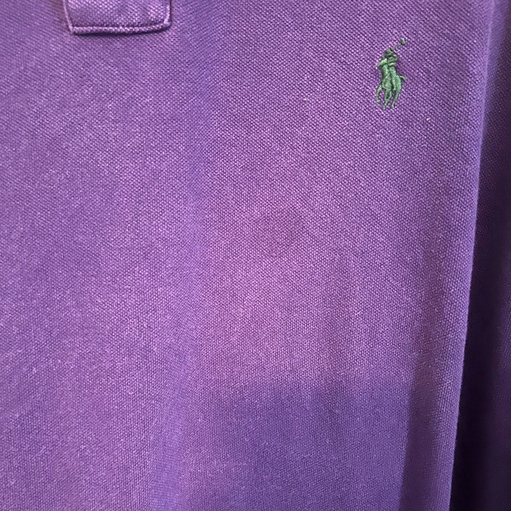 Polo Ralph Lauren Men's XXL Purple Cotton Classic Fit Short Sleeve Polo Shirt - Picture 2 of 4